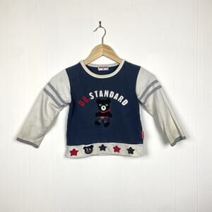 Miki House Shirt 120cm Or 5/6T Long Sleeve Star Bear Shirt